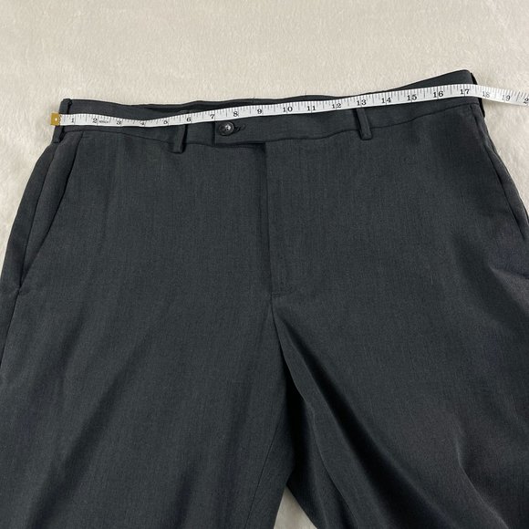 Perry Ellis Portfolio Travel Luxe Dress Pants Mens 34X30 (35x27.5)‎ Gray No Iron - Picture 6 of 11